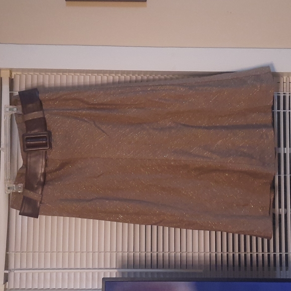 Womens Jacket and skirt. Size 14. Like new. Color brown with gold accents... - Picture 5 of 5